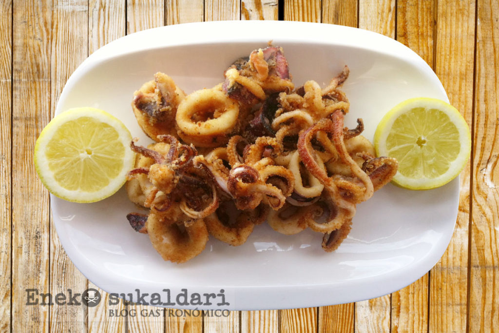 Calamares fritos al estilo Norai Taberna de Lekeitio