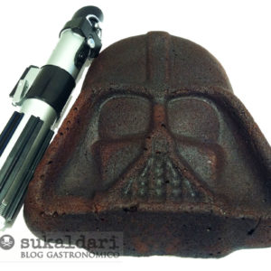 Pastel Darth Vader de chocolate
