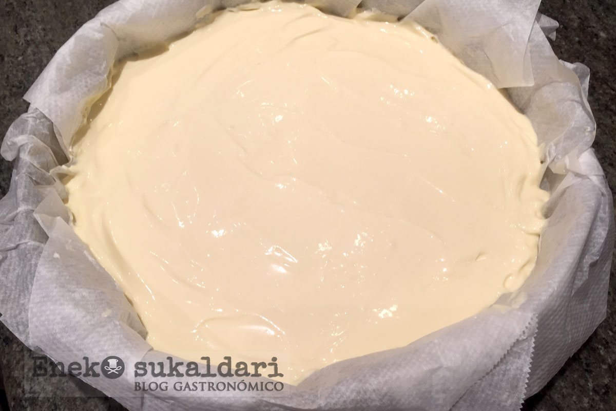 Tarta de queso sencilla al horno estilo La Viña - Eneko sukaldari