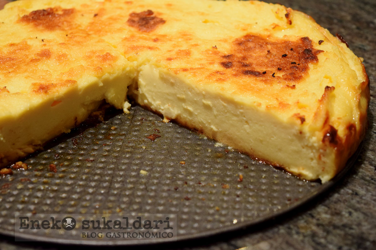 Tarta de queso - Eneko sukaldari